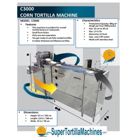 C3000 Corn Tortilla Machine
