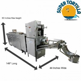 Corn Tortilla Machine Equipment with automated grill 