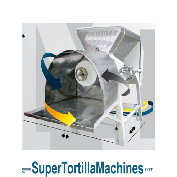 Usado - Molino de Acero Inoxidable Semi-automático para tortillas de maíz y  tamales Modelo - G150