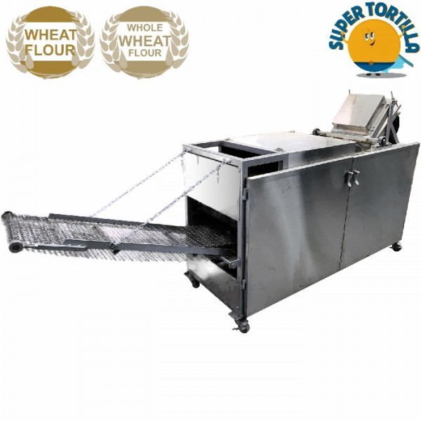 Electric T7000 Wheat Flour tortilla machine with automatic grill