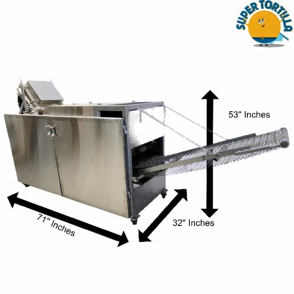 T5000 Wheat Flour Tortilla Making Machine with Automatic Grill 