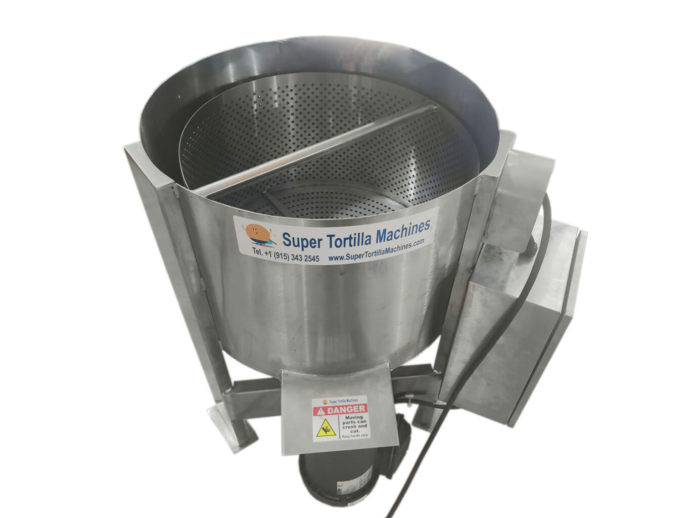 Centrifuge for tortilla chips