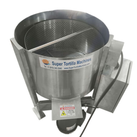 Centrifuge for tortilla chips