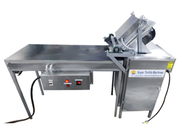 T3500 Automatic Wheat Flour tortilla machine with manual grill