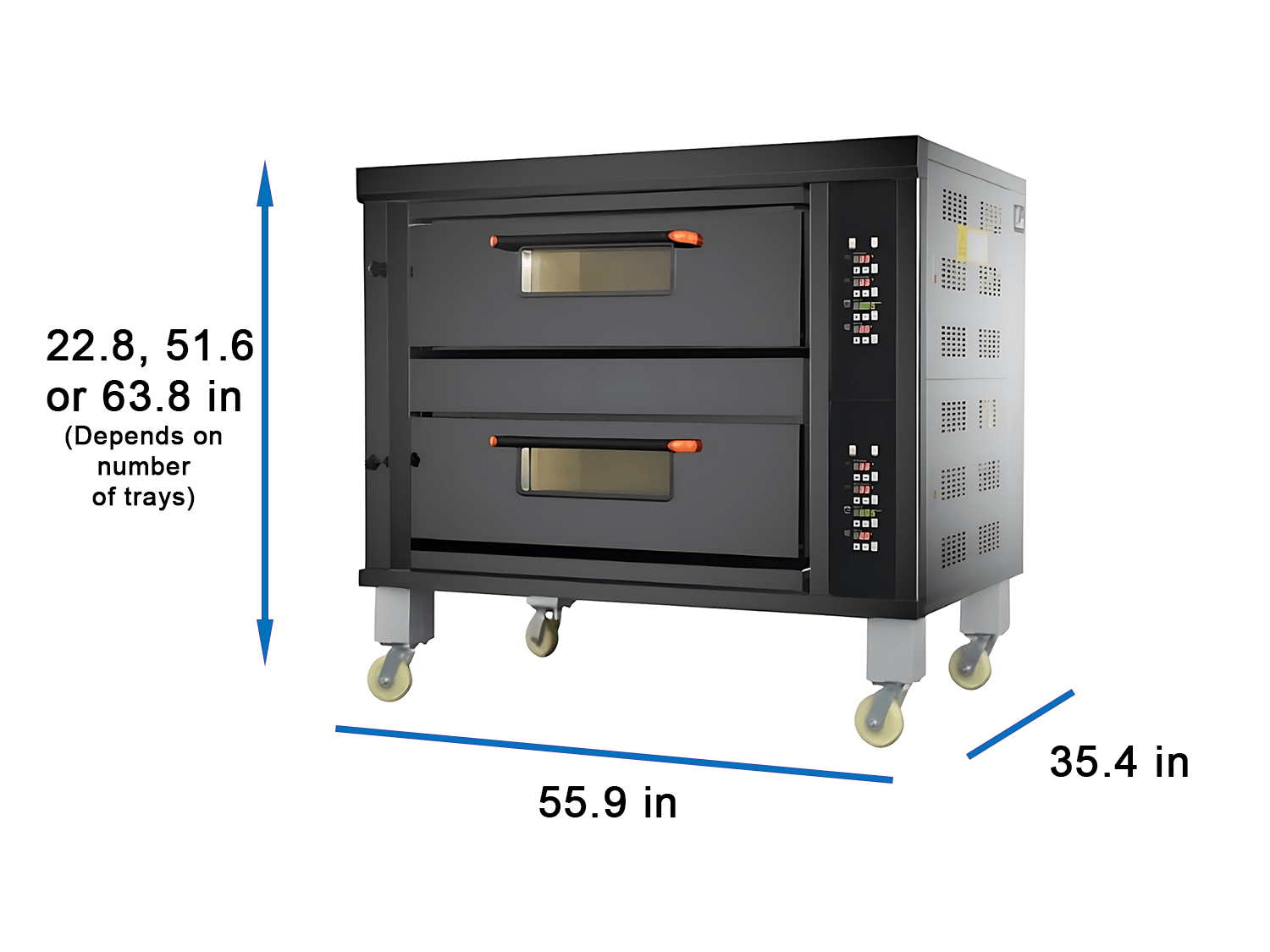 Dimensions Professional Drawer Oven