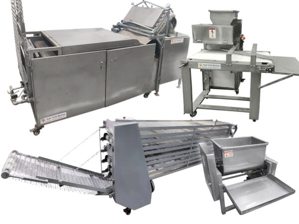 T7000 Full System Wheat Tortilla Machine Cortadora Boleadora